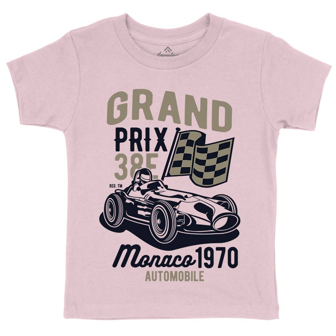 Grand Prix Kids Crew Neck T-Shirt Cars B218