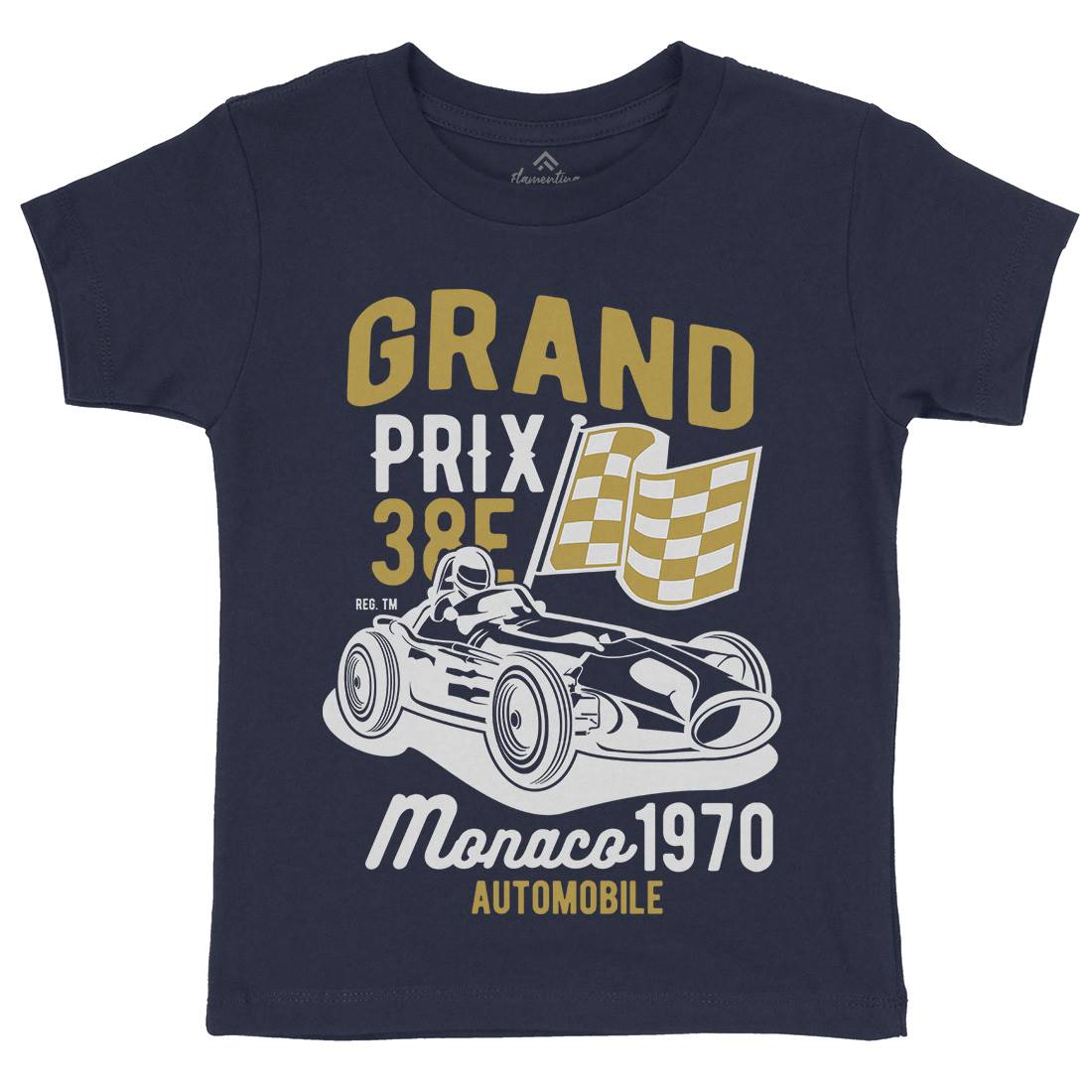 Grand Prix Kids Crew Neck T-Shirt Cars B218