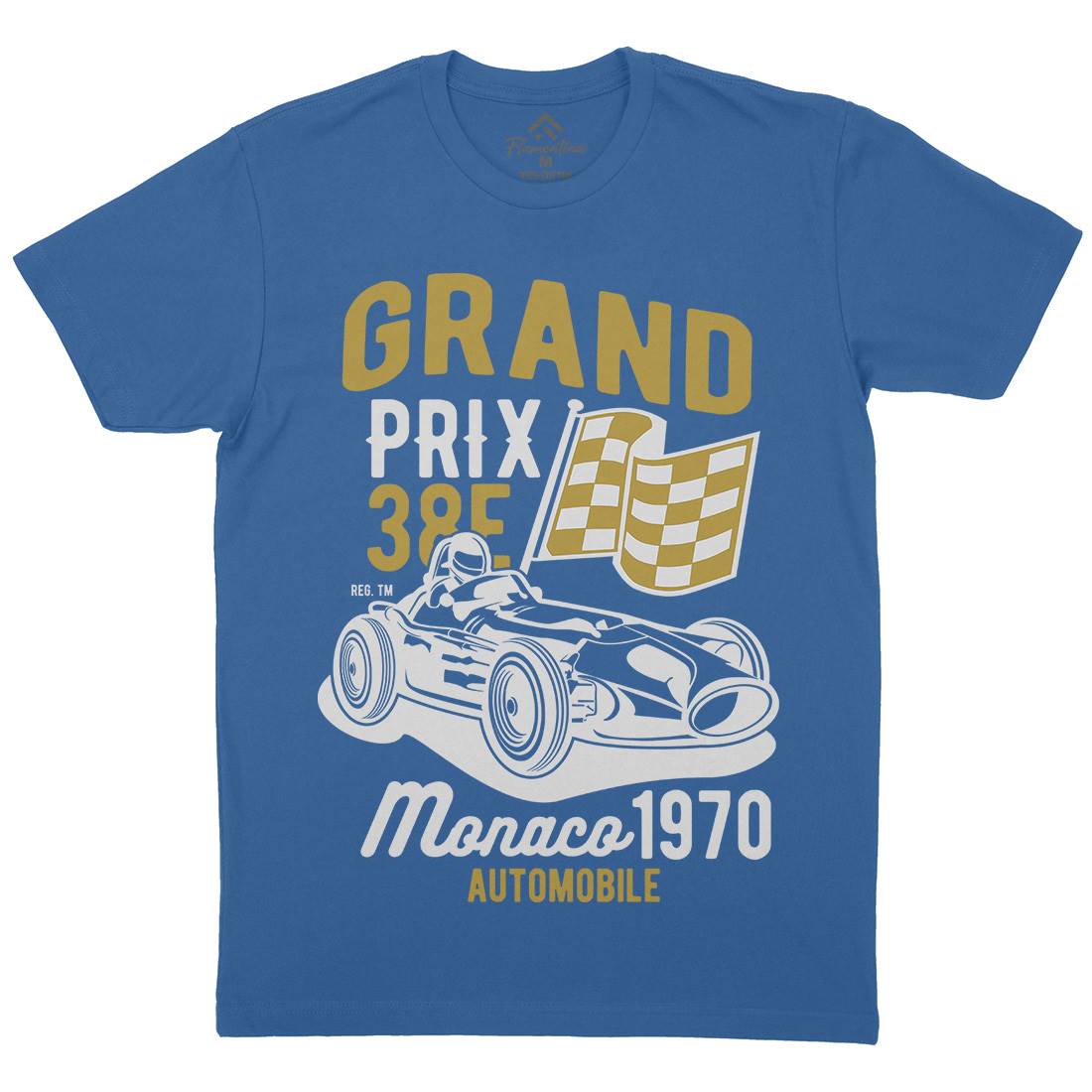 Grand Prix Mens Crew Neck T-Shirt Cars B218