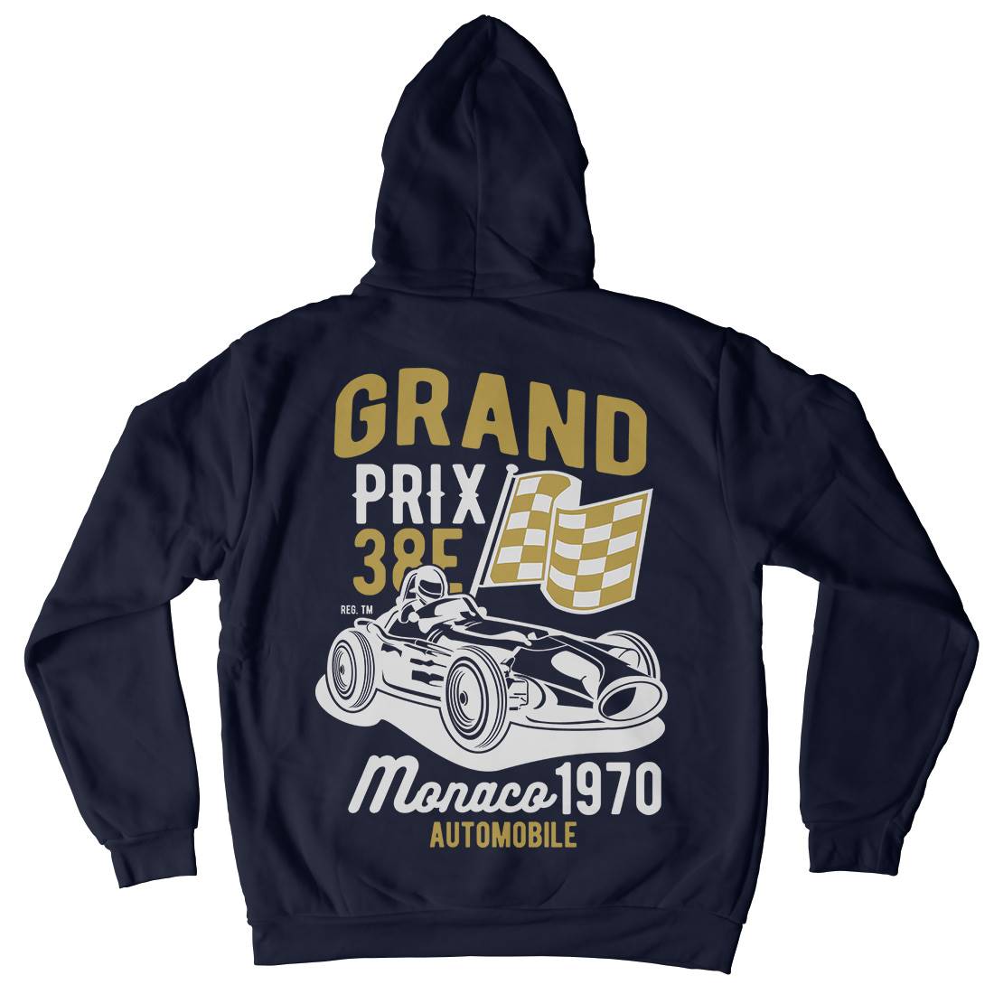Grand Prix Mens Hoodie With Pocket Cars B218