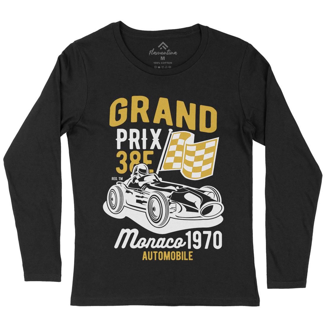 Grand Prix Womens Long Sleeve T-Shirt Cars B218