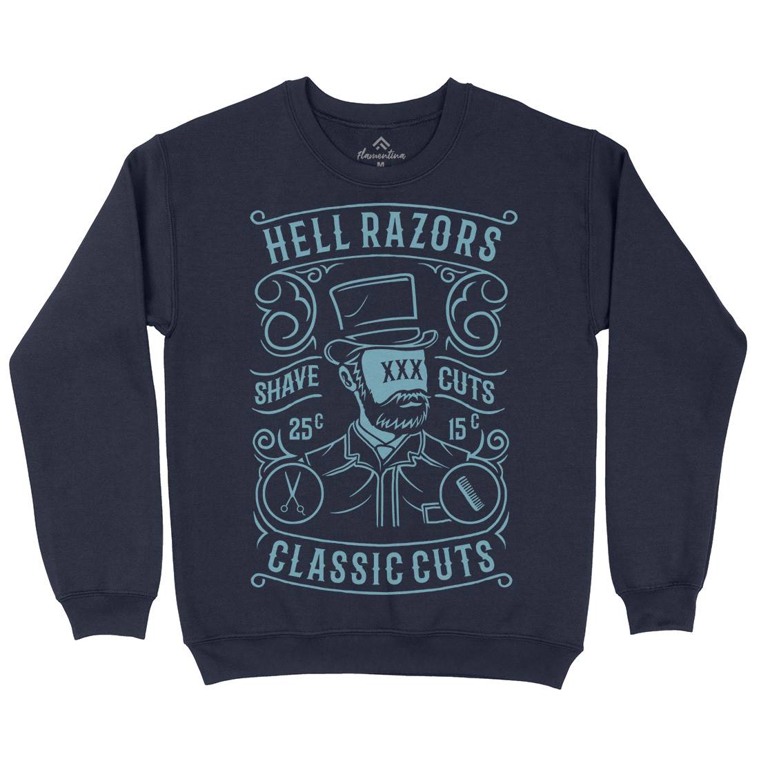 Hell Razors Kids Crew Neck Sweatshirt Barber B220