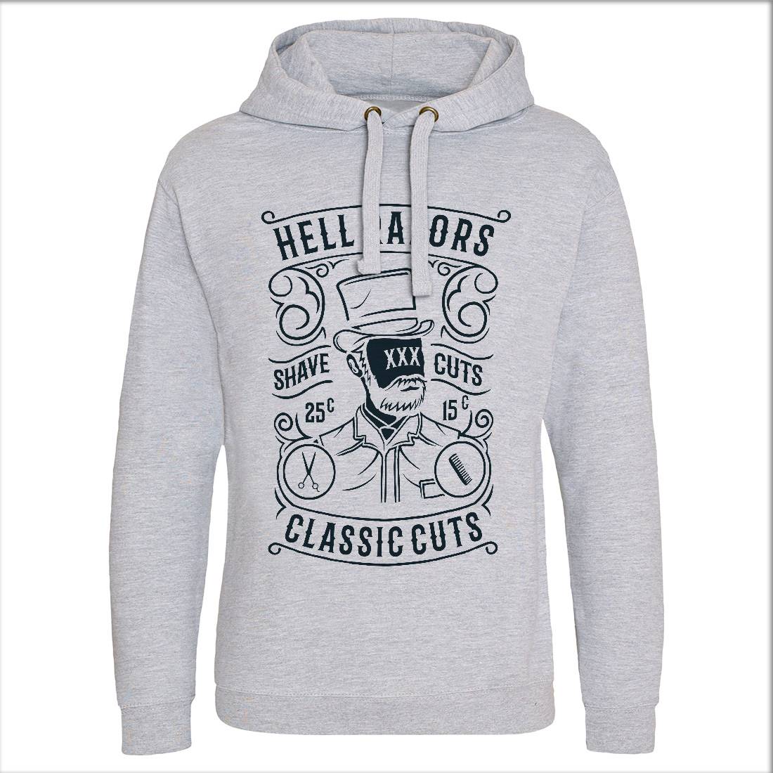 Hell Razors Mens Hoodie Without Pocket Barber B220