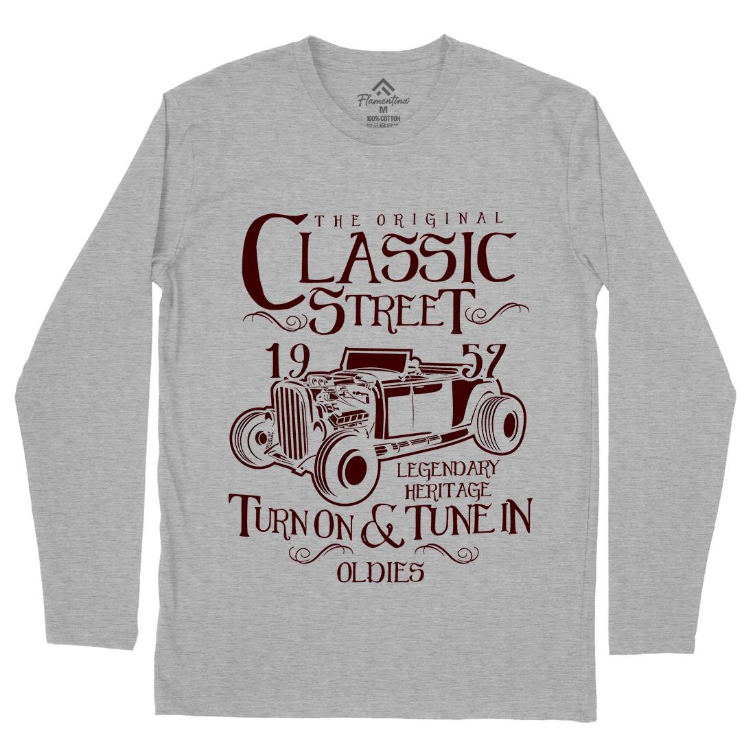 Hot Rod Classic Mens Long Sleeve T-Shirt Cars B222