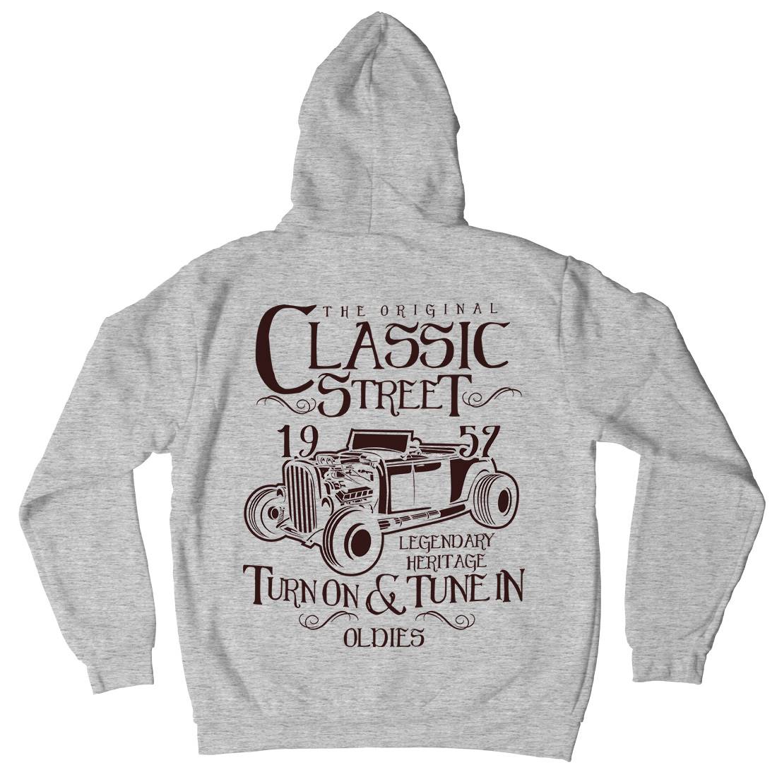 Hot Rod Classic Mens Hoodie With Pocket Cars B222
