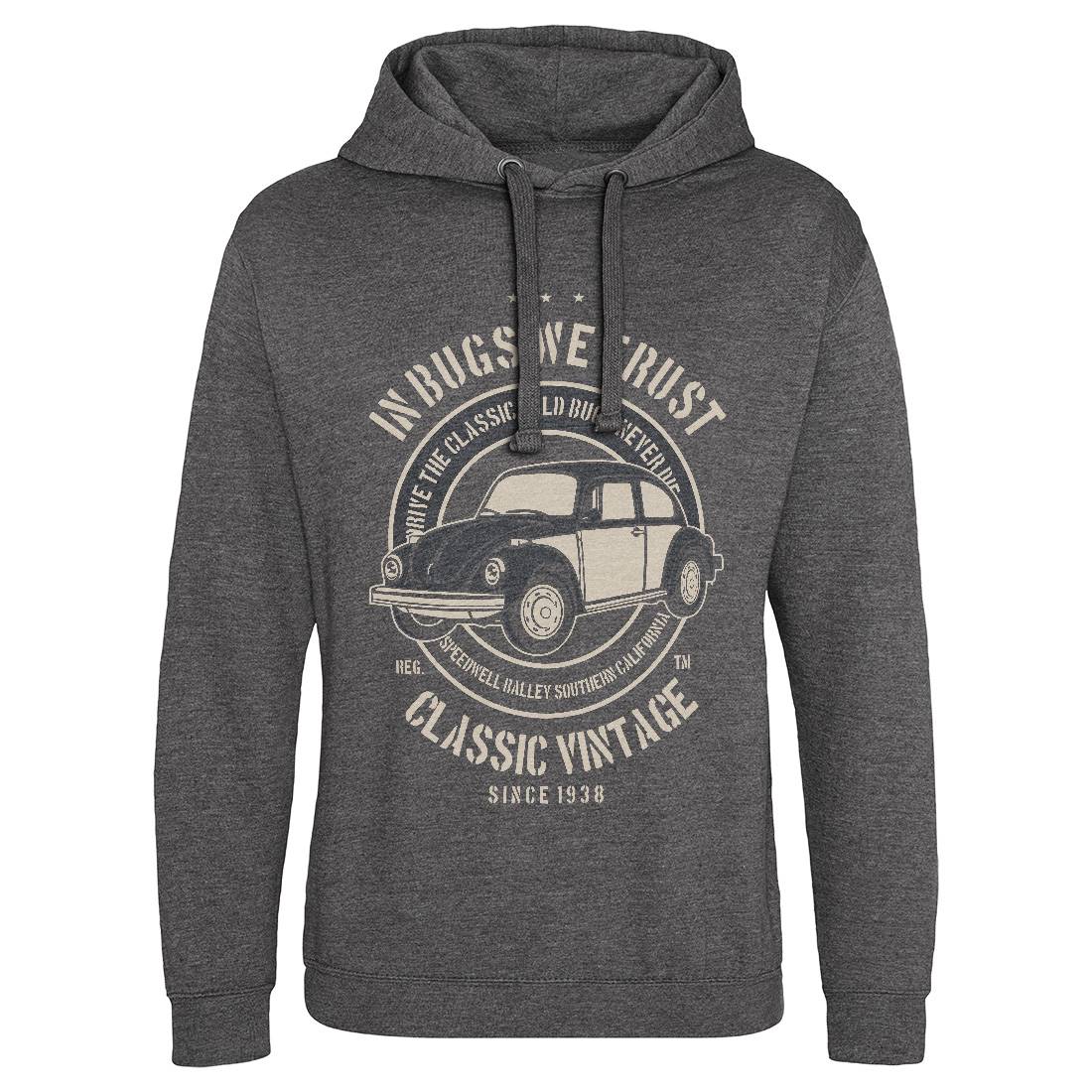 In Bugs We Trust Mens Hoodie Without Pocket Cars B223