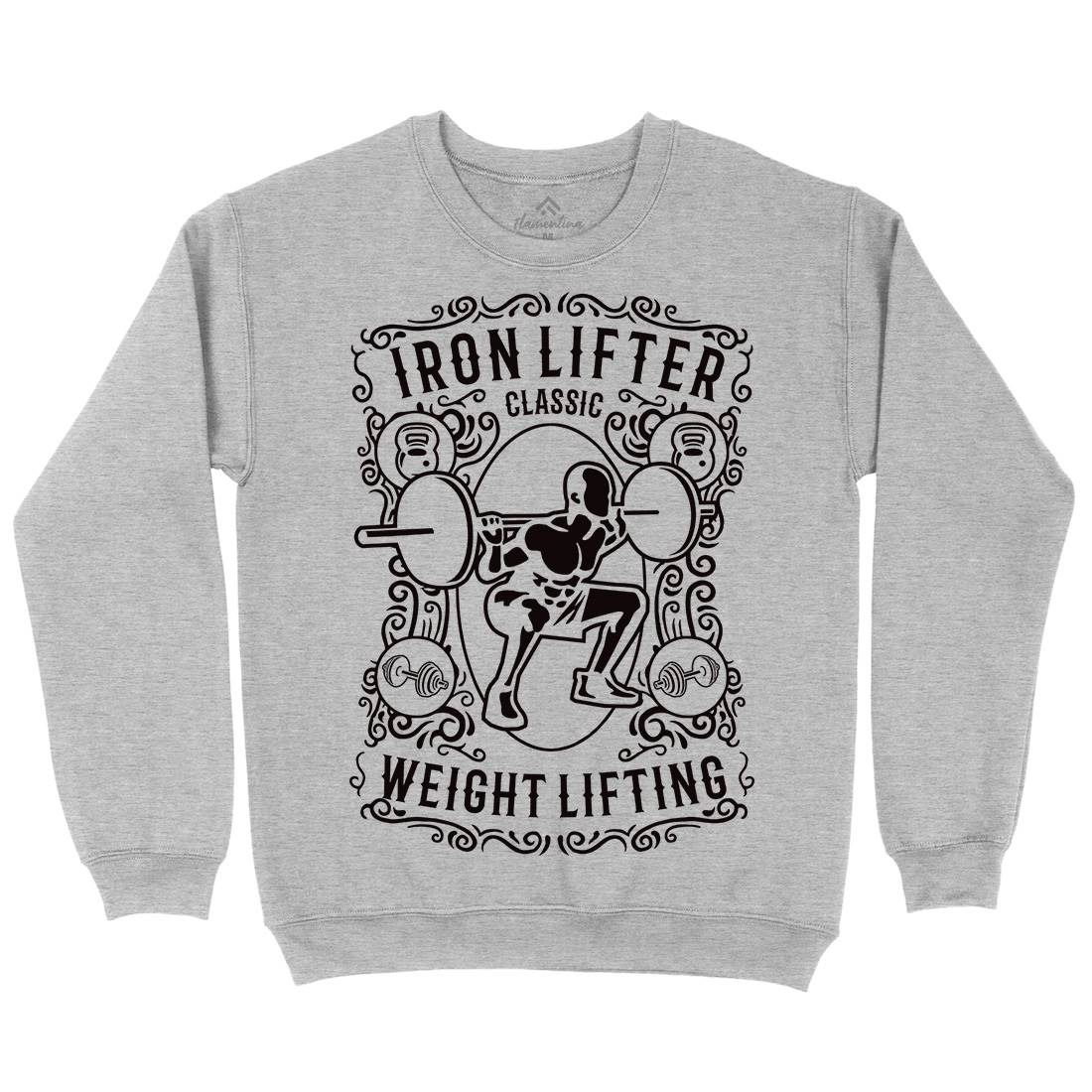 Iron Lifter Kids Crew Neck Sweatshirt Gym B224
