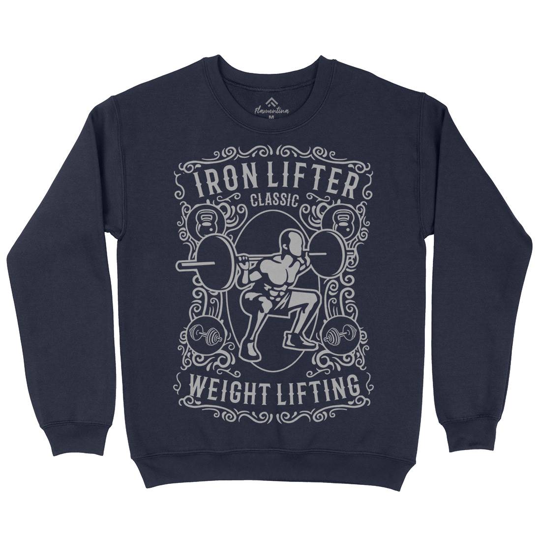 Iron Lifter Kids Crew Neck Sweatshirt Gym B224