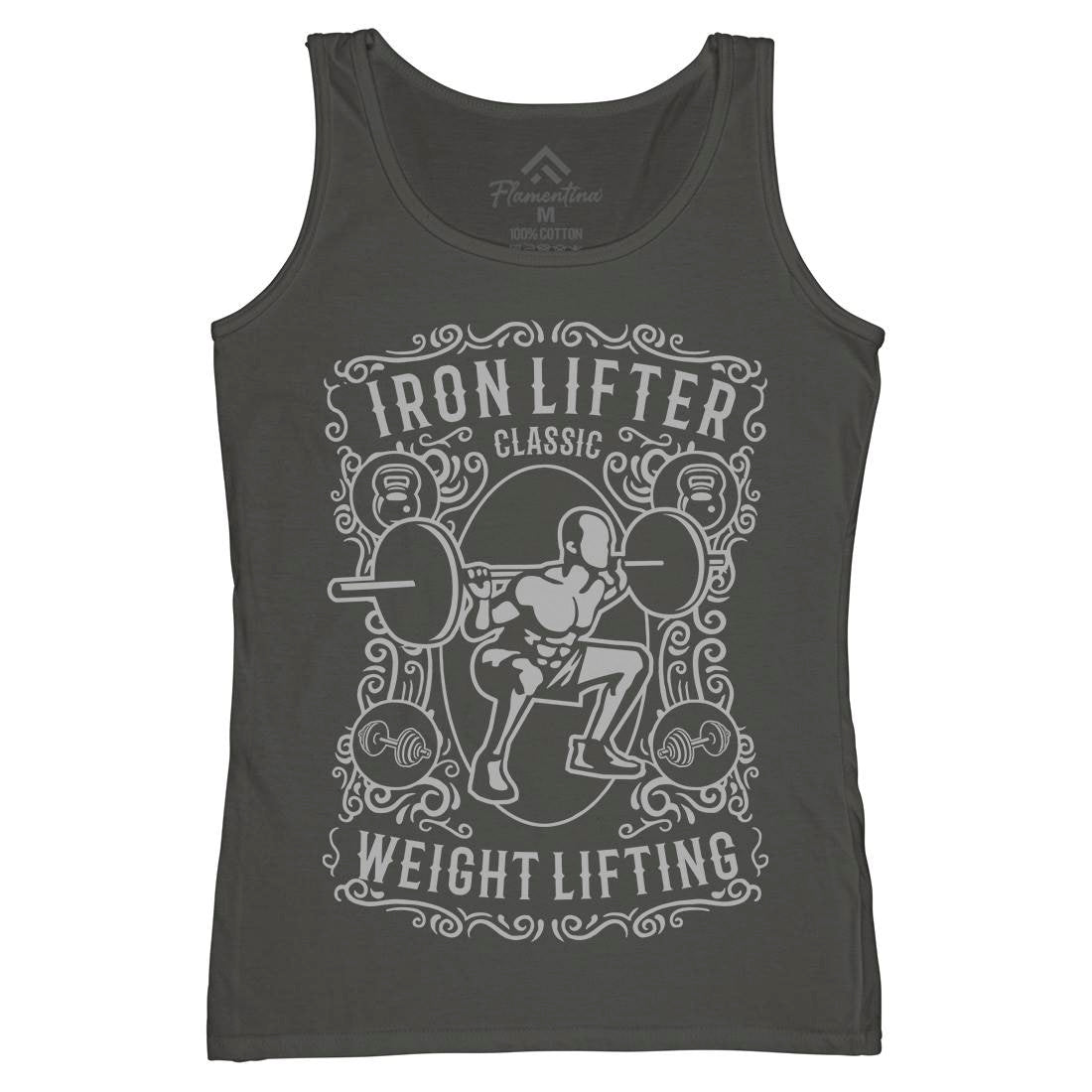 Iron Lifter Womens Organic Tank Top Vest Gym B224