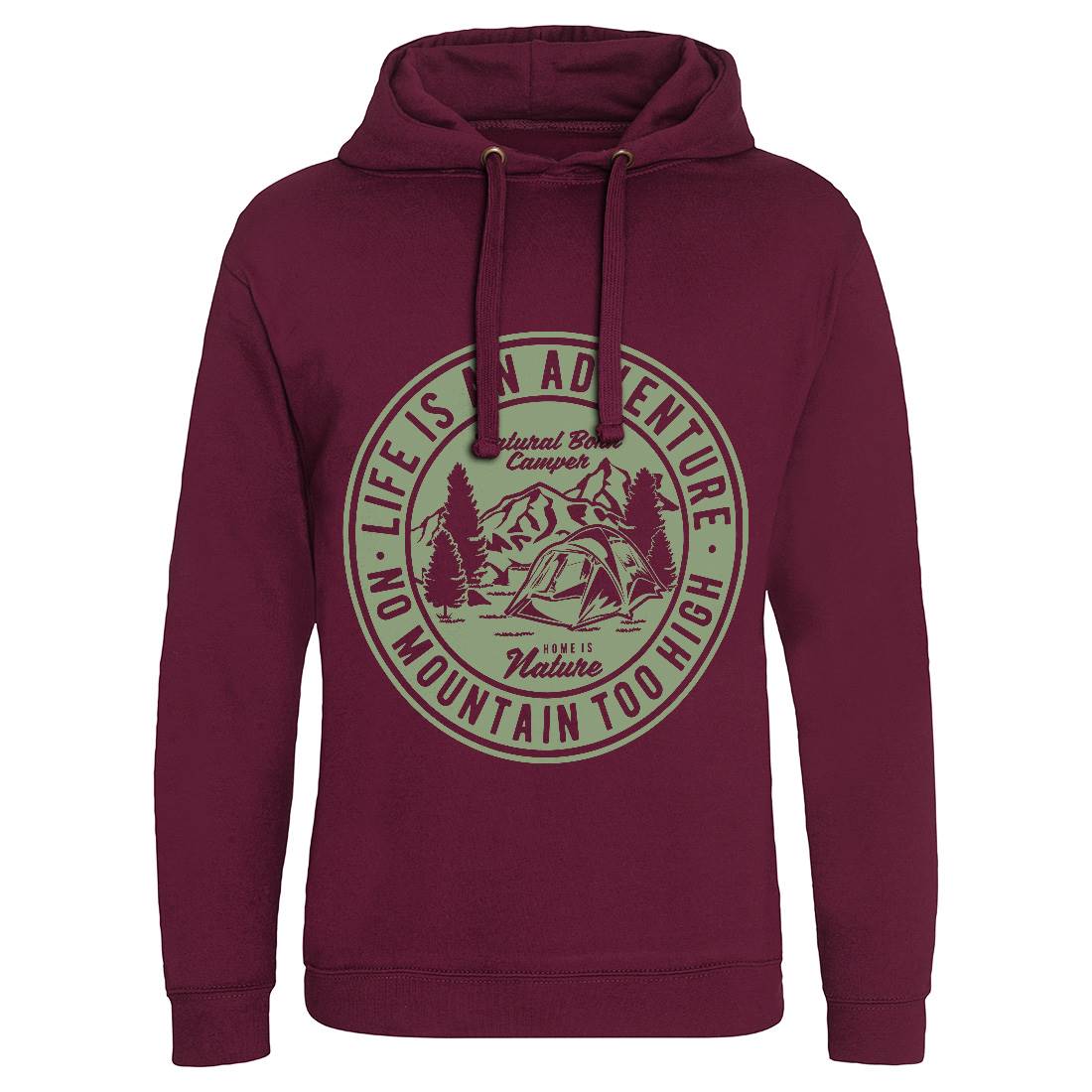 Life Is An Adventure Mens Hoodie Without Pocket Nature B226