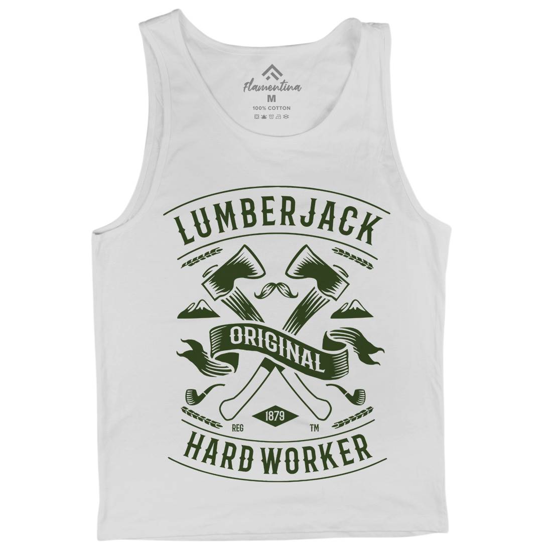 Lumberjack Mens Tank Top Vest Retro B229