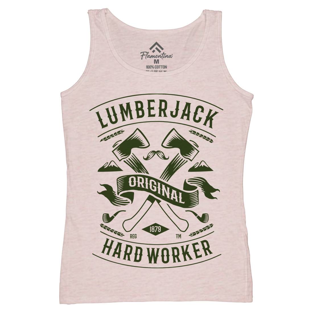 Lumberjack Womens Organic Tank Top Vest Retro B229