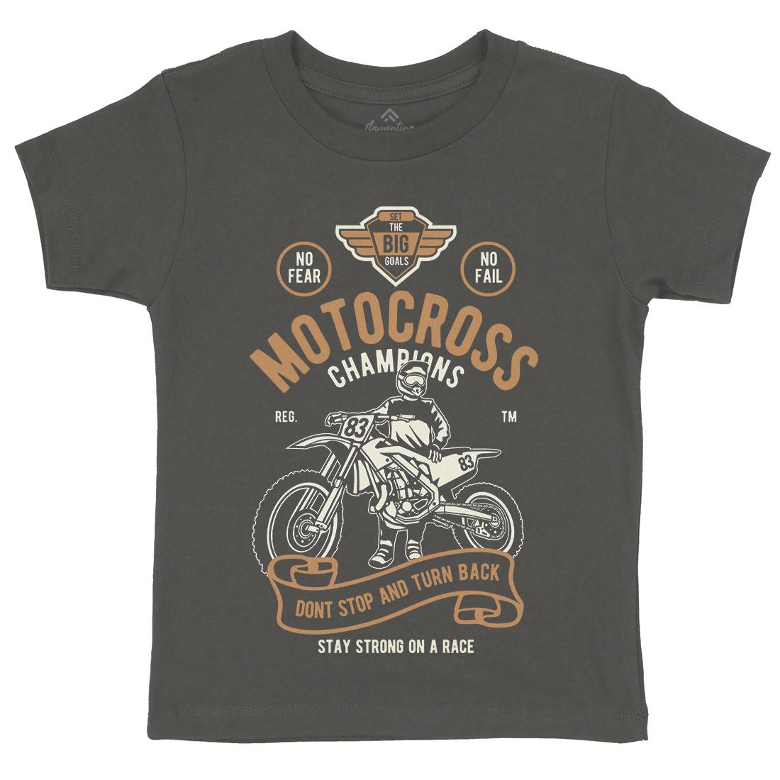 Motocross Champions Kids Organic Crew Neck T-Shirt Motorcycles B230