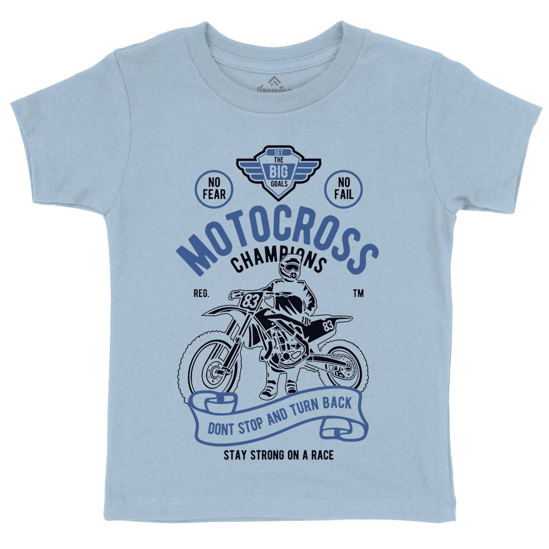 Motocross Champions Kids Crew Neck T-Shirt Motorcycles B230