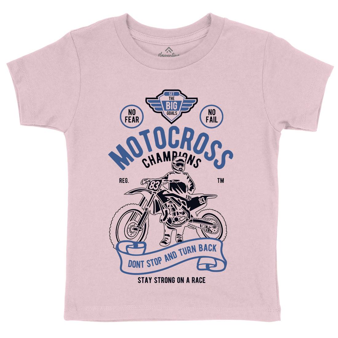 Motocross Champions Kids Crew Neck T-Shirt Motorcycles B230