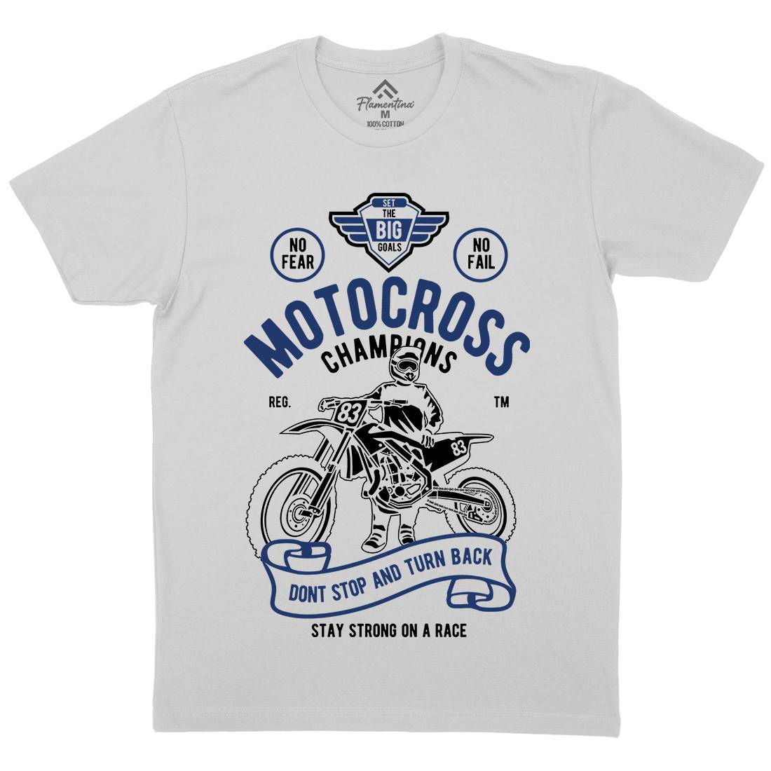 Motocross Champions Mens Crew Neck T-Shirt Motorcycles B230