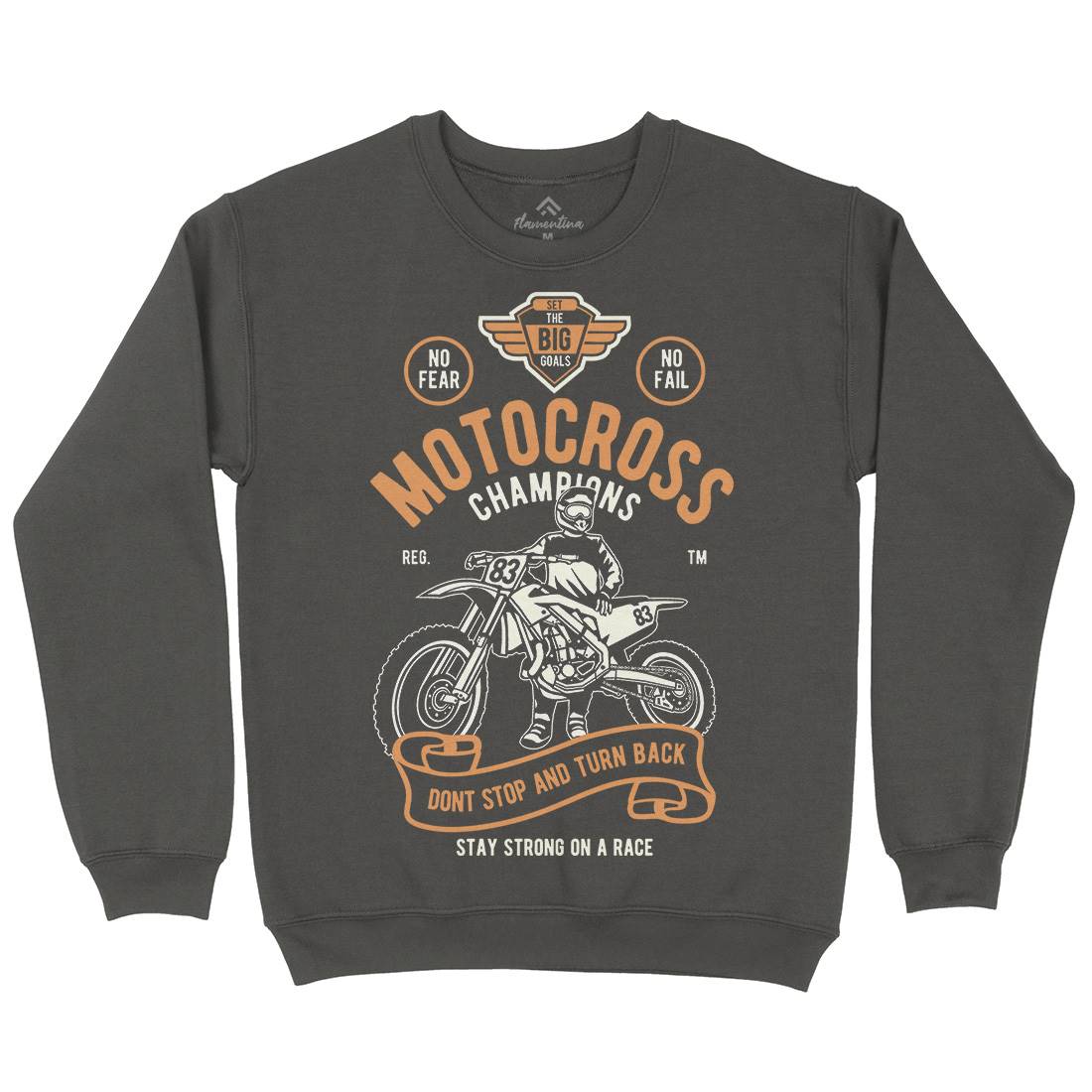 Motocross Champions Kids Crew Neck Sweatshirt Motorcycles B230
