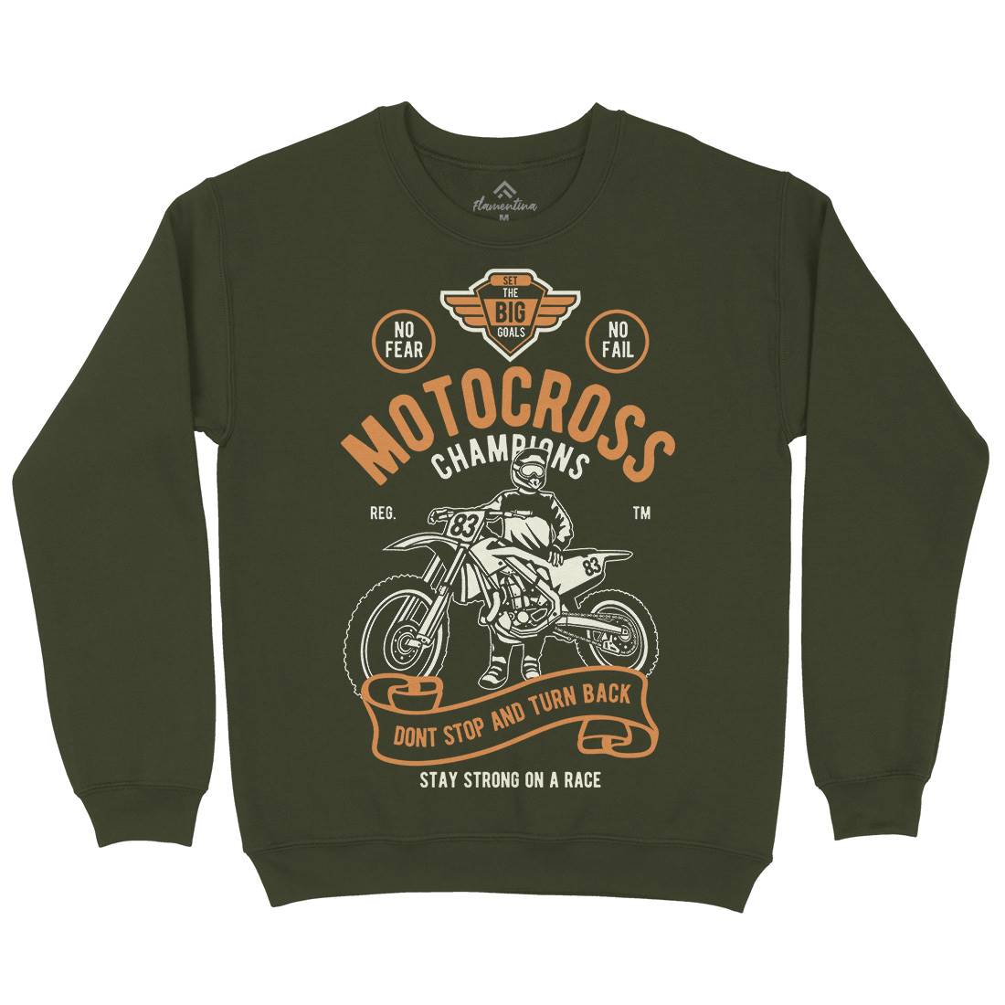 Motocross Champions Mens Crew Neck Sweatshirt Motorcycles B230