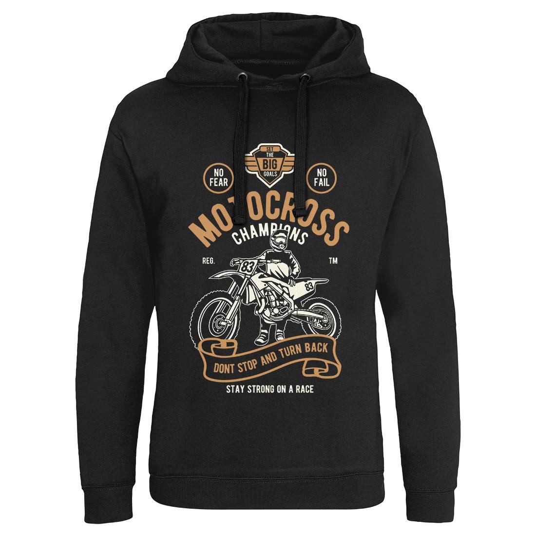 Motocross Champions Mens Hoodie Without Pocket Motorcycles B230