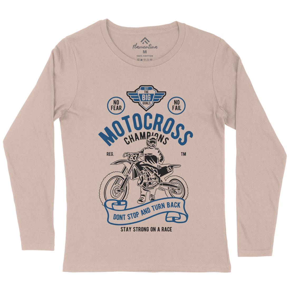 Motocross Champions Womens Long Sleeve T-Shirt Motorcycles B230