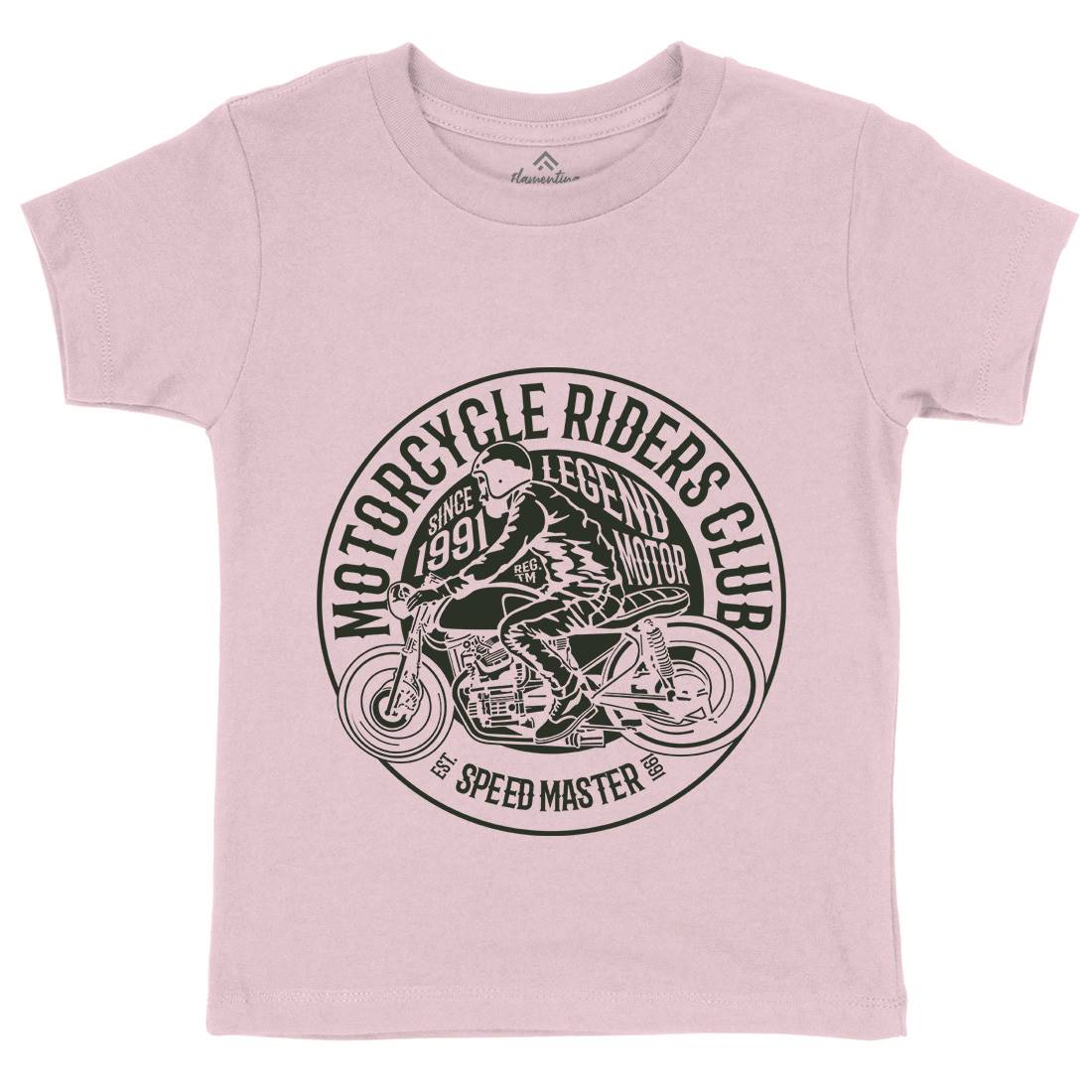 Riders Club Kids Organic Crew Neck T-Shirt Motorcycles B231