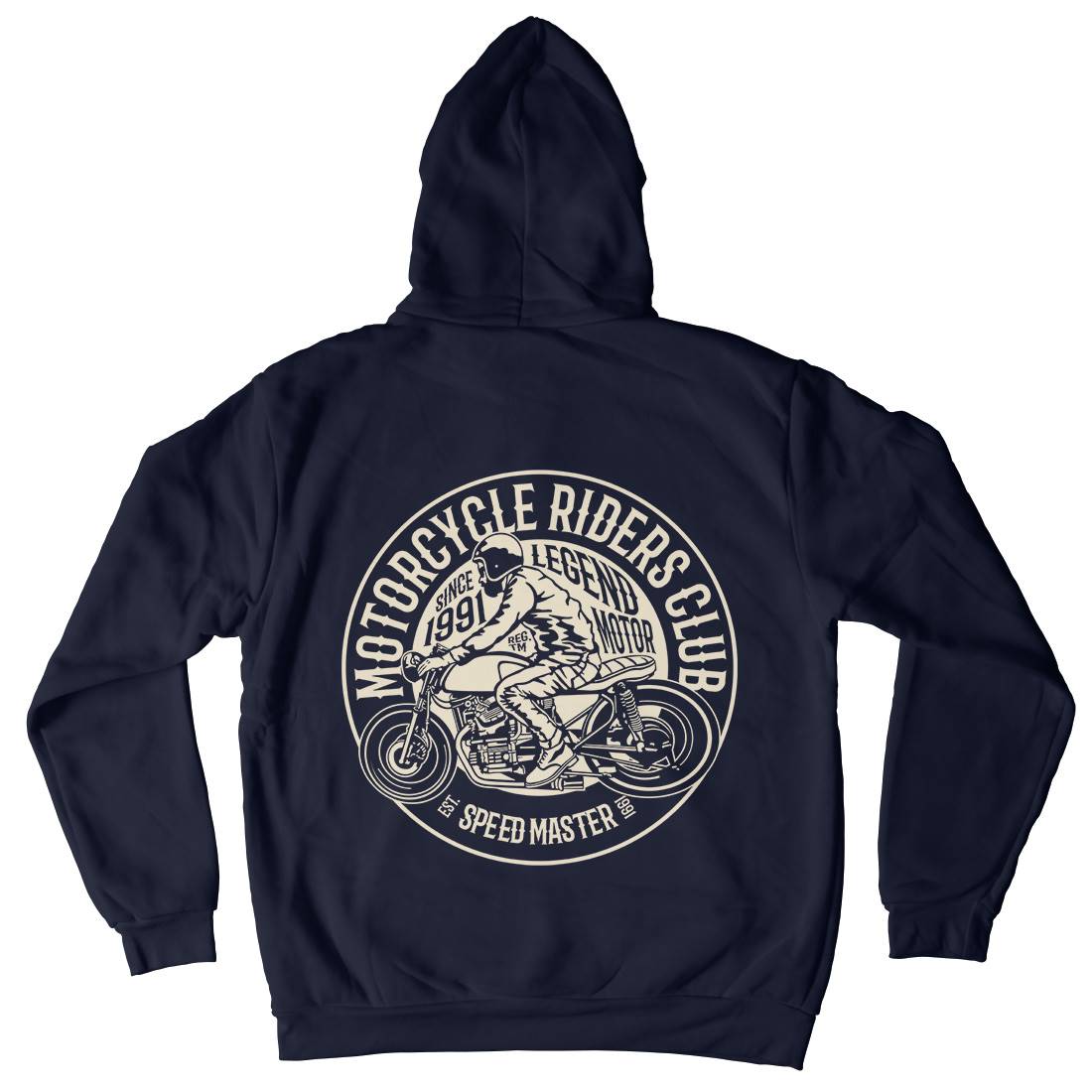 Riders Club Mens Hoodie With Pocket Motorcycles B231