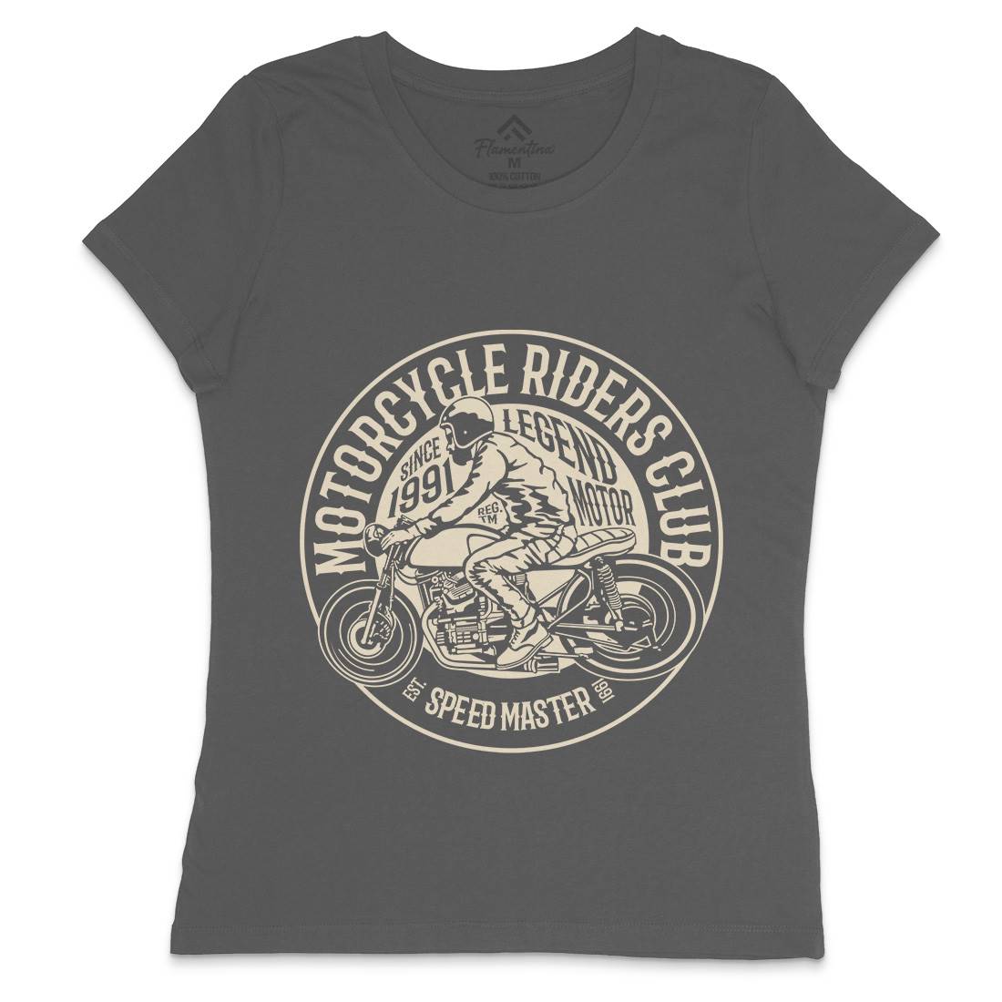 Riders Club Womens Crew Neck T-Shirt Motorcycles B231