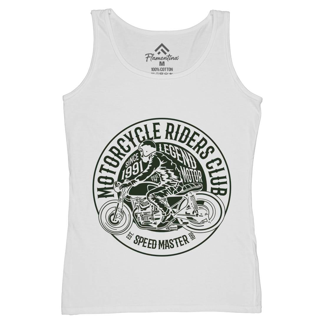 Riders Club Womens Organic Tank Top Vest Motorcycles B231