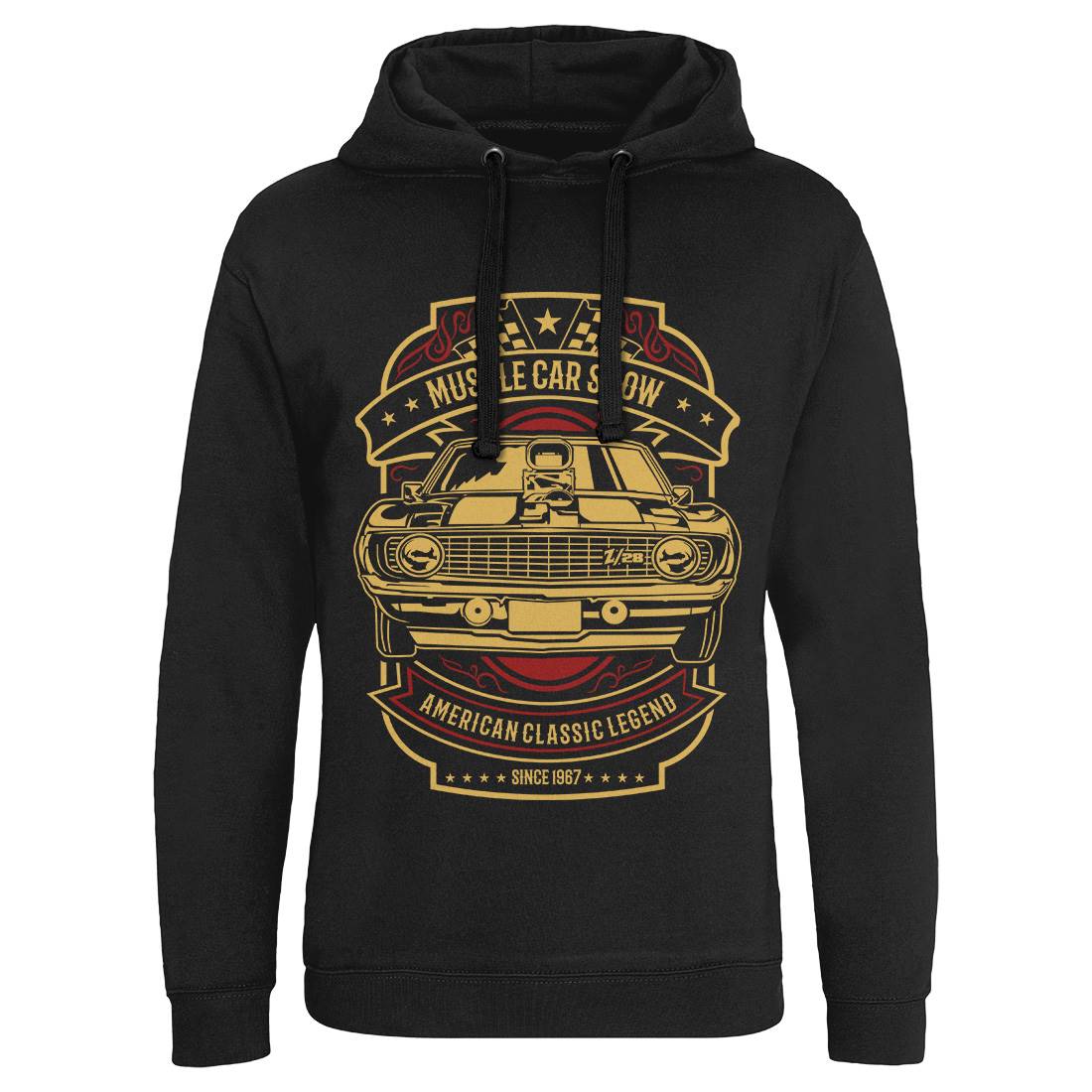 Muscle Car Show Mens Hoodie Without Pocket Cars B233
