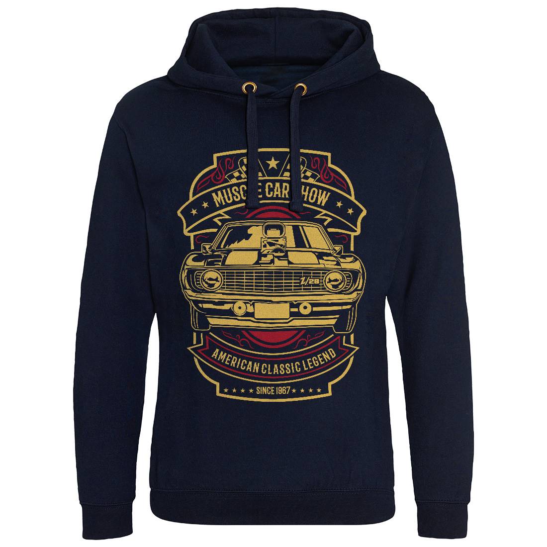 Muscle Car Show Mens Hoodie Without Pocket Cars B233