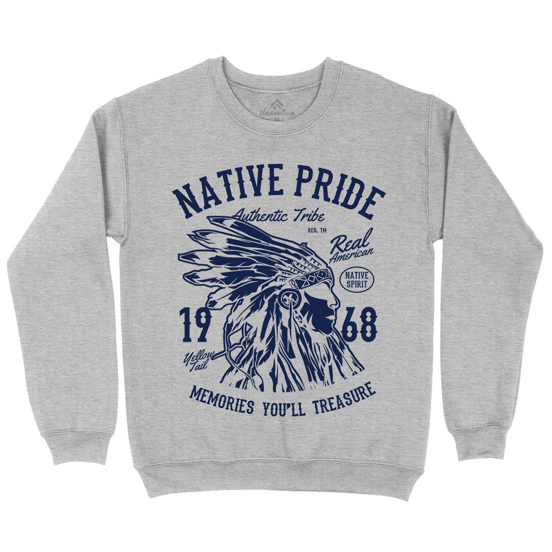 Native Pride Kids Crew Neck Sweatshirt American B235