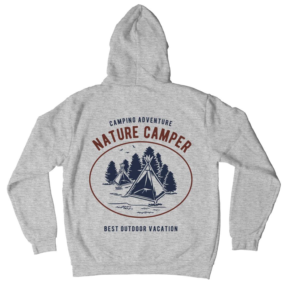 Camper Mens Hoodie With Pocket Nature B236