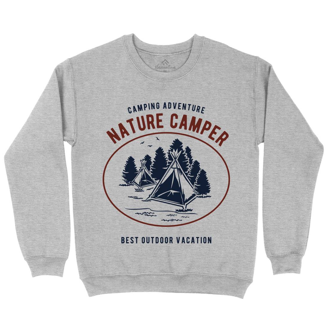 Camper Kids Crew Neck Sweatshirt Nature B236
