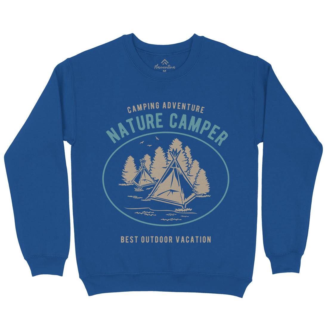 Camper Mens Crew Neck Sweatshirt Nature B236