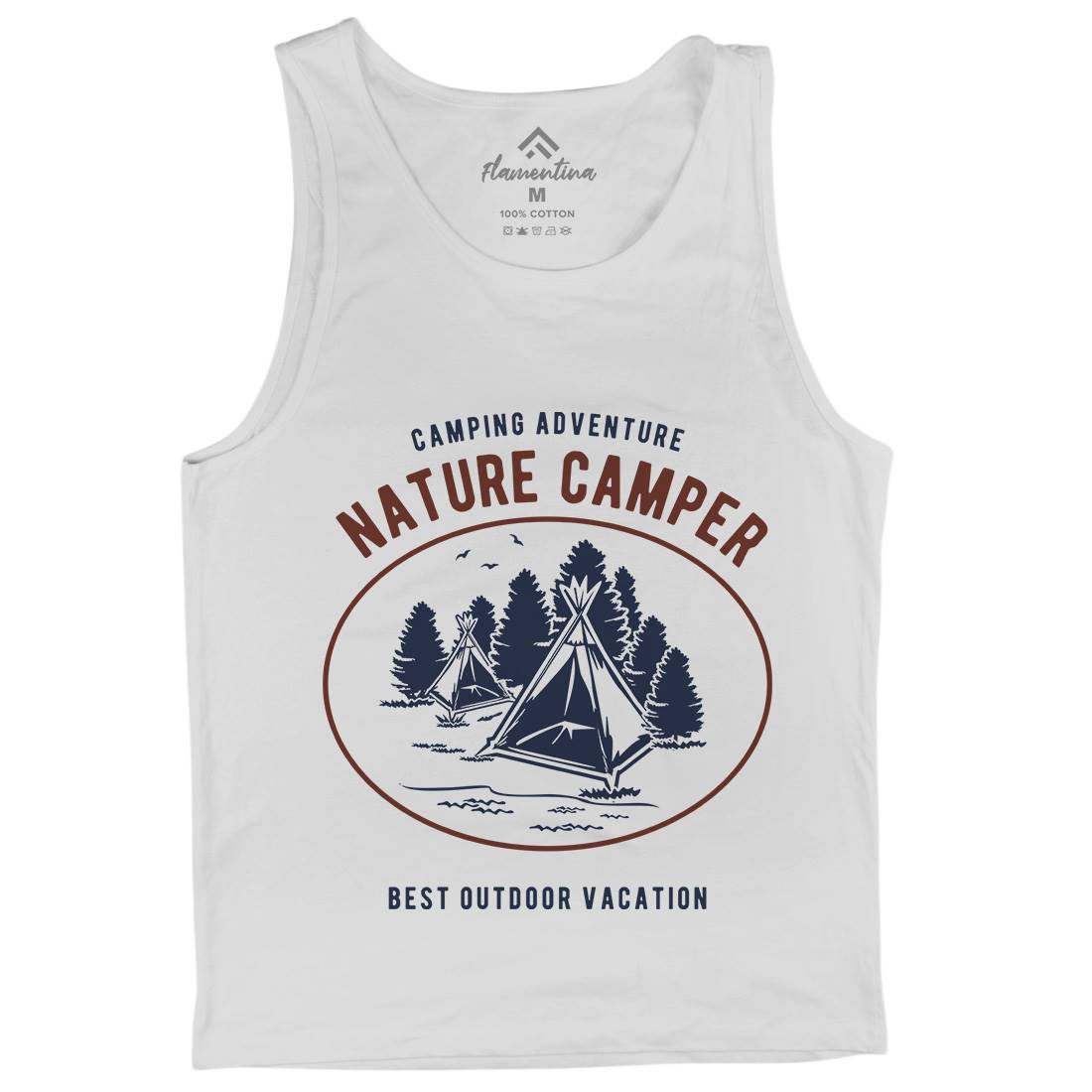 Camper Mens Tank Top Vest Nature B236