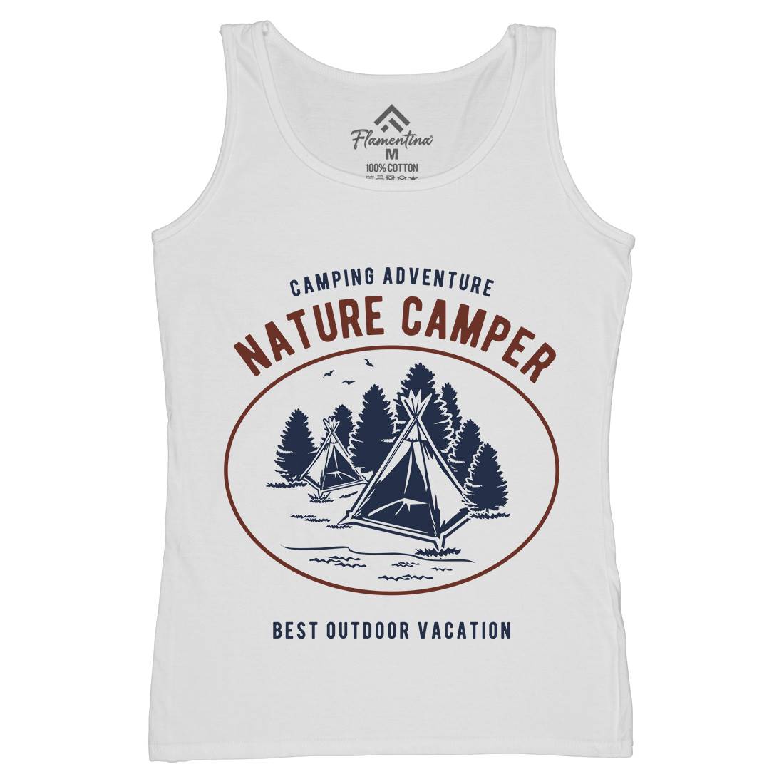 Camper Womens Organic Tank Top Vest Nature B236