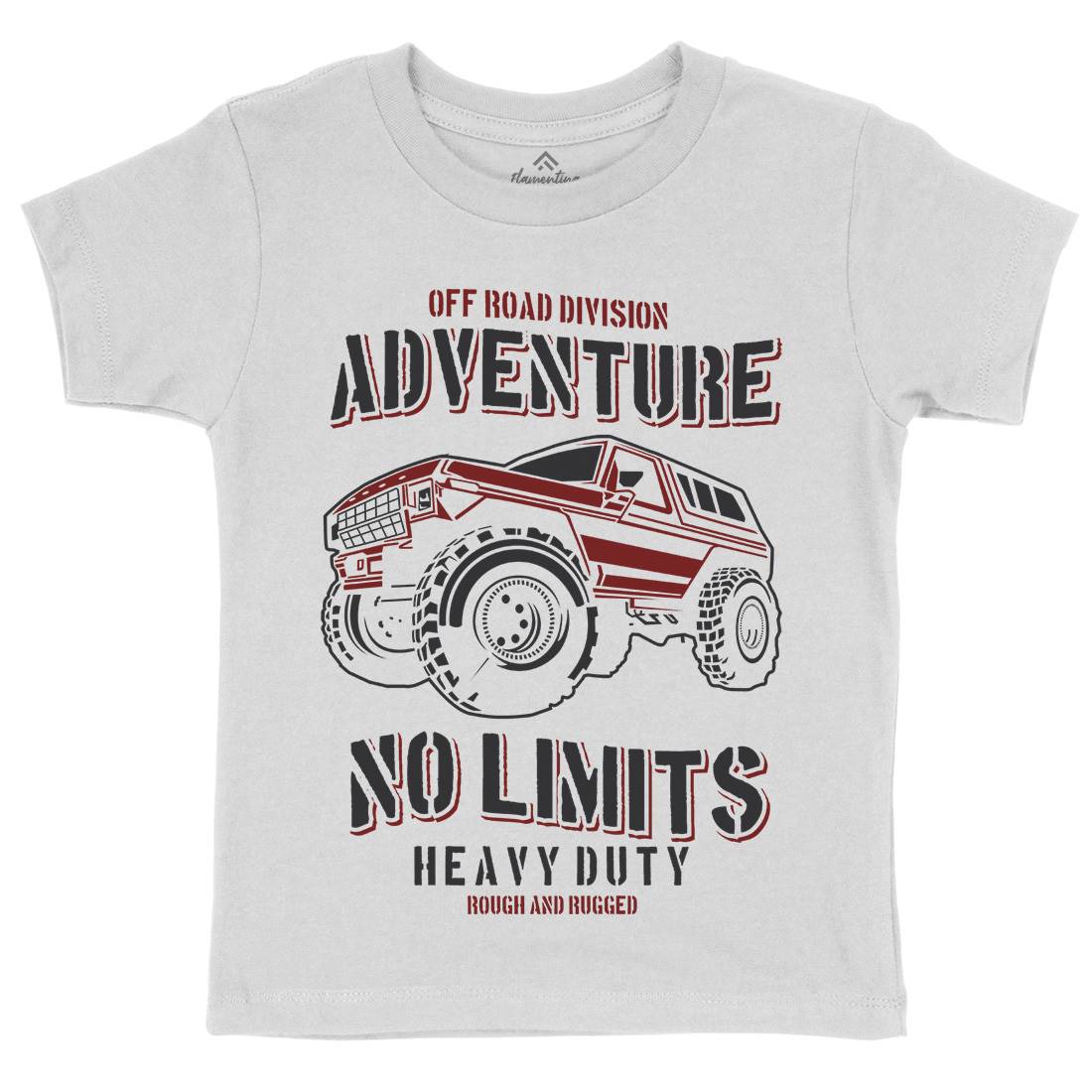 No Limits Kids Crew Neck T-Shirt Cars B237