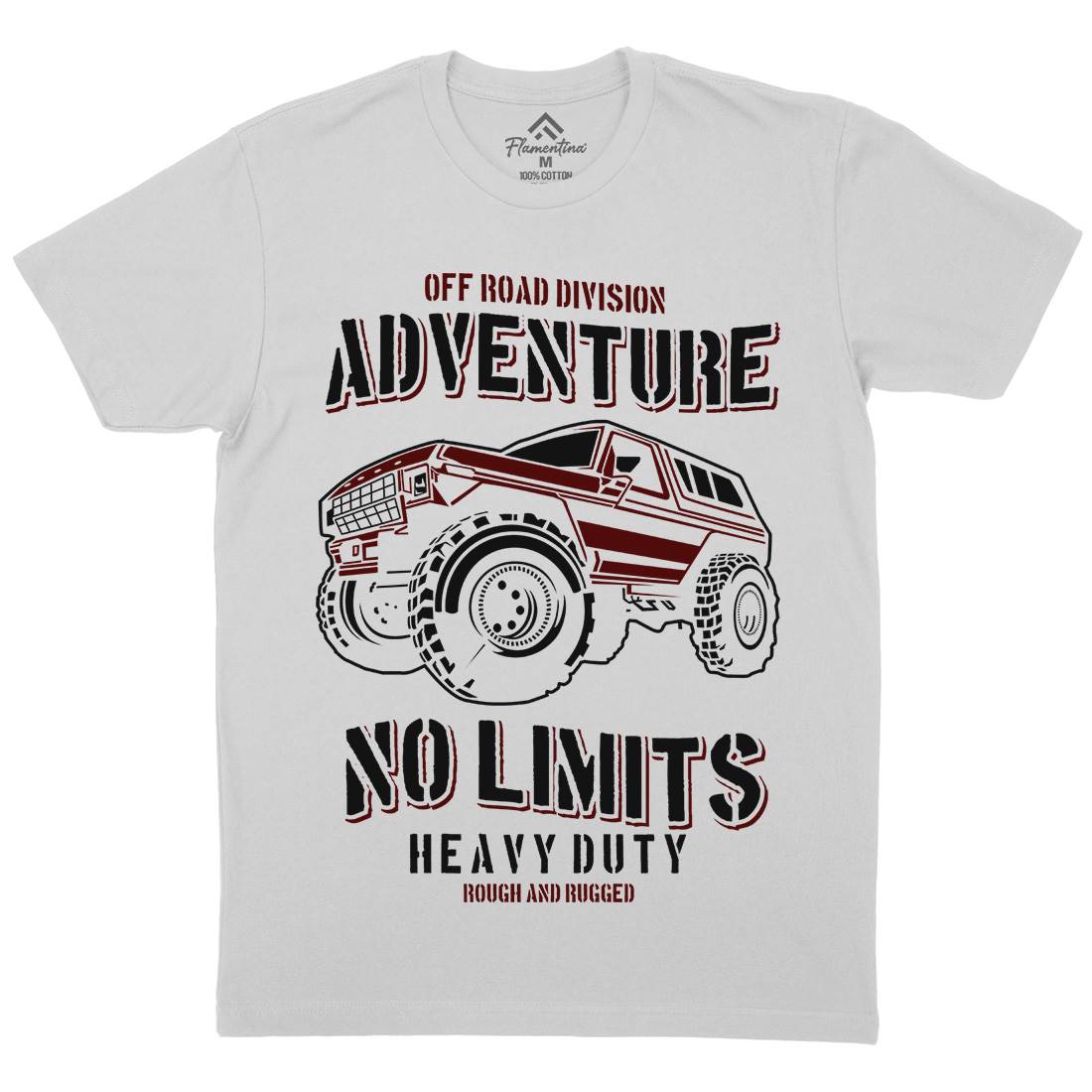 No Limits Mens Crew Neck T-Shirt Cars B237