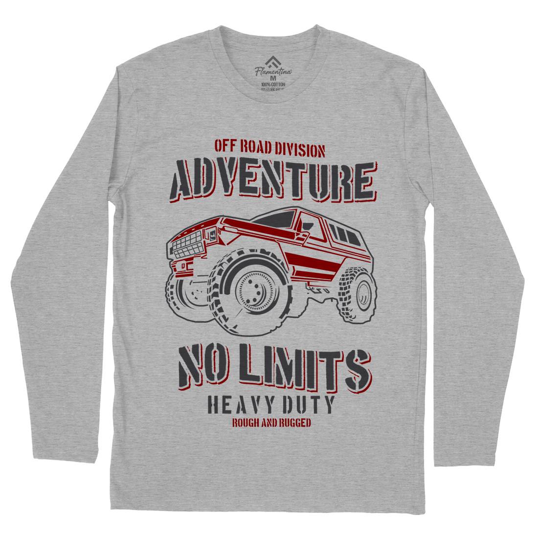 No Limits Mens Long Sleeve T-Shirt Cars B237