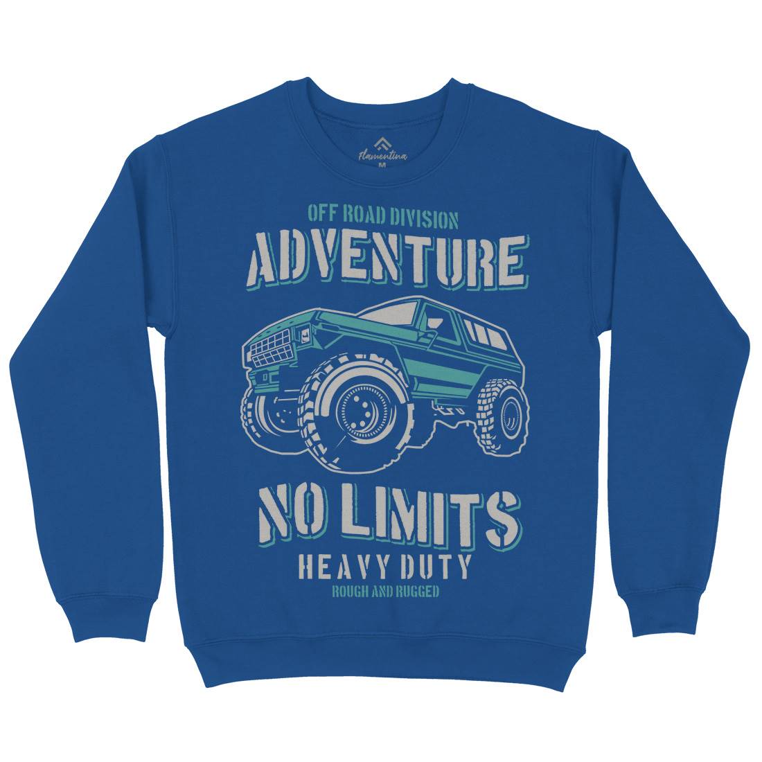 No Limits Mens Crew Neck Sweatshirt Cars B237