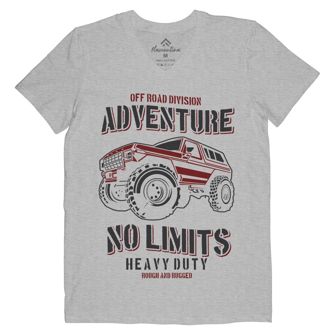 No Limits Mens V-Neck T-Shirt Cars B237