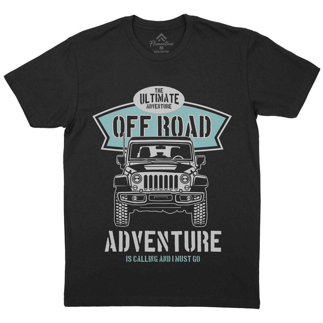 Off Road Mens Crew Neck T-Shirt Cars B238