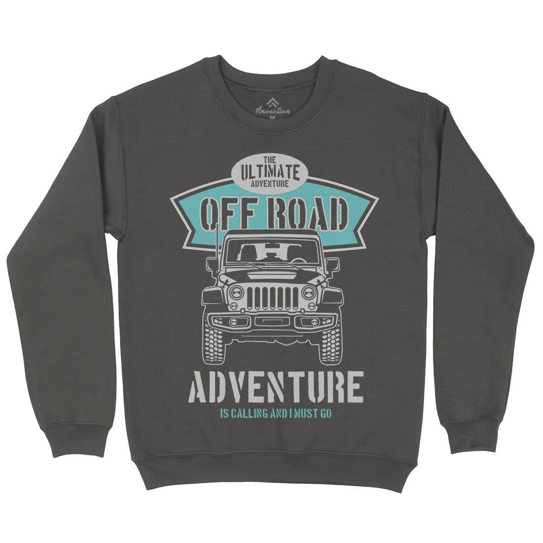 Off Road Kids Crew Neck Sweatshirt Cars B238