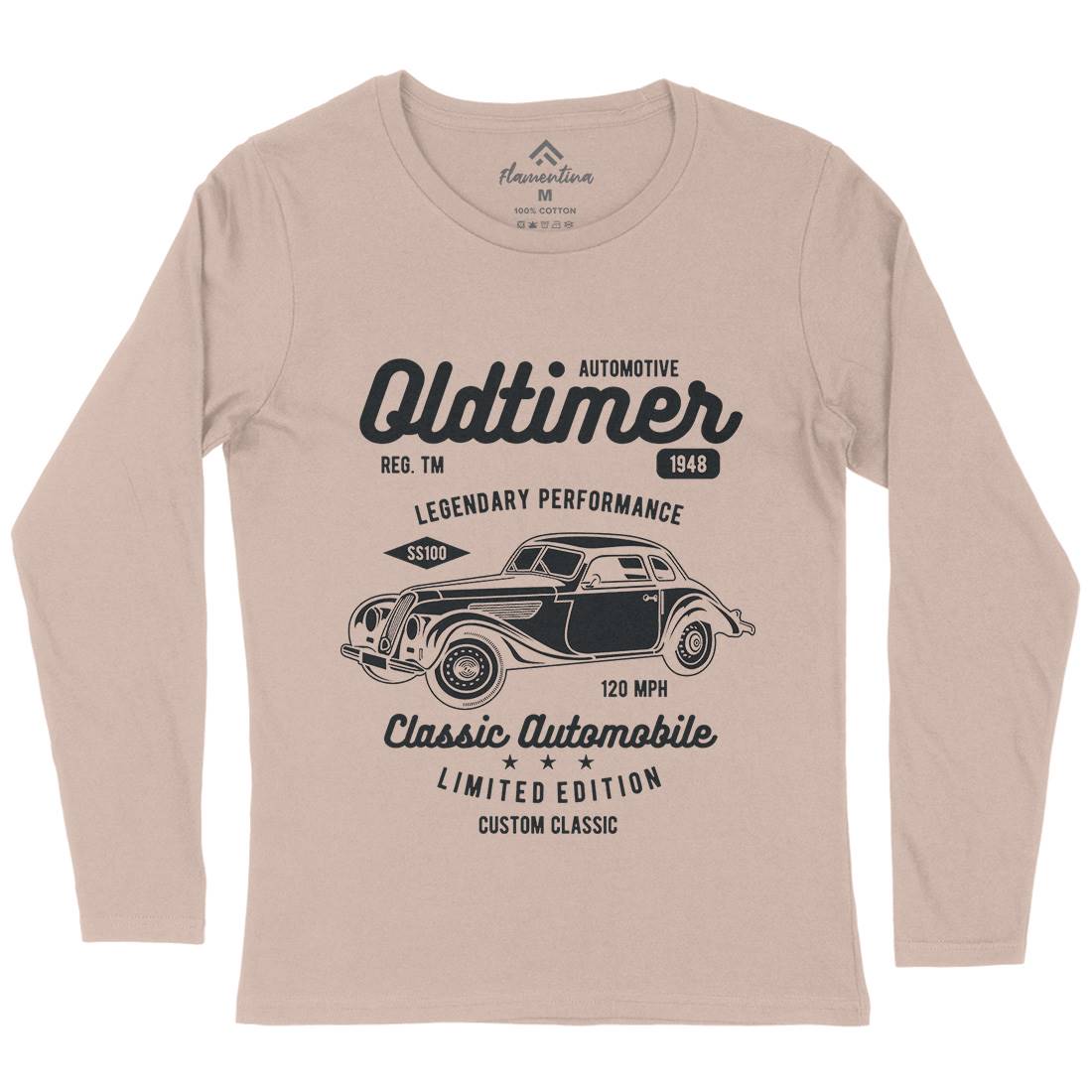 Oldtimer Womens Long Sleeve T-Shirt Cars B242
