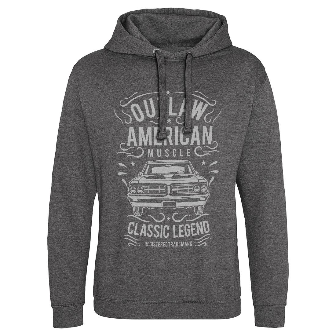 Outlaw American Muscle Mens Hoodie Without Pocket Cars B243