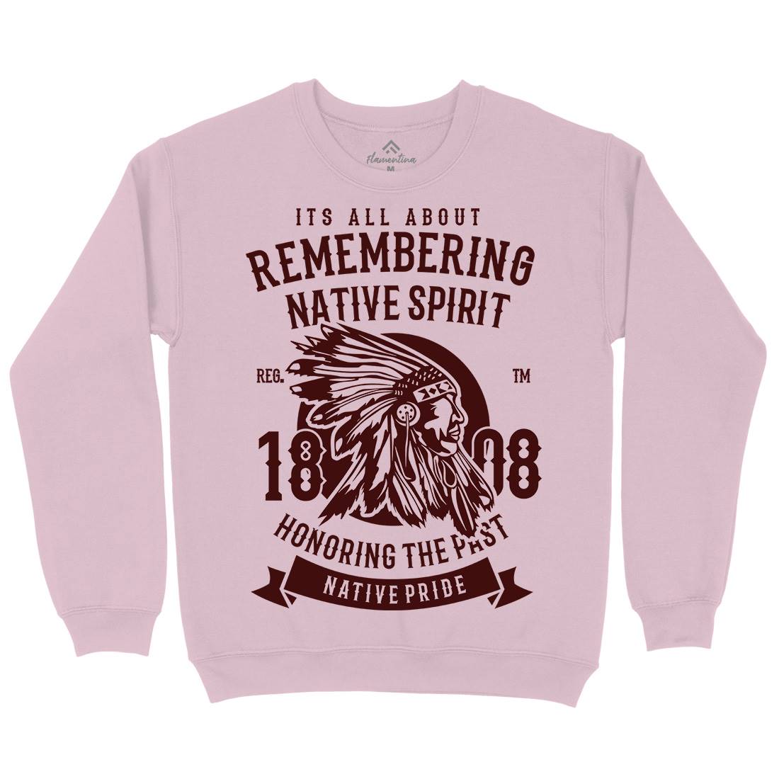 Remembering Native Spirit Kids Crew Neck Sweatshirt American B246