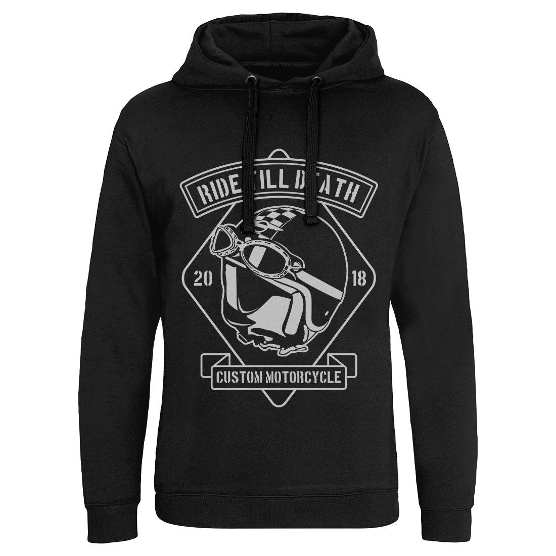 Ride Till Death Mens Hoodie Without Pocket Motorcycles B247