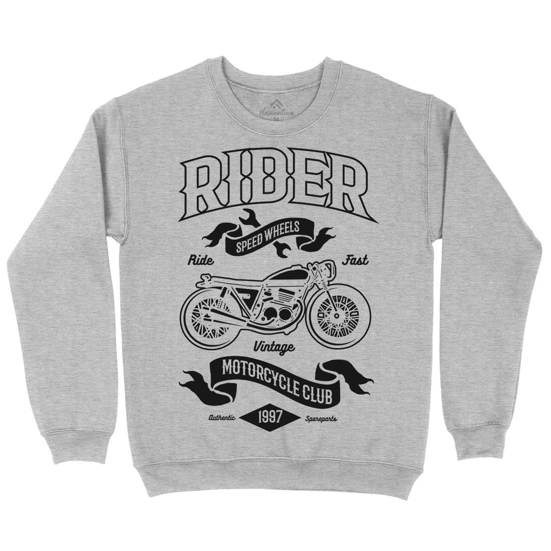 Rider Kids Crew Neck Sweatshirt Motorcycles B248