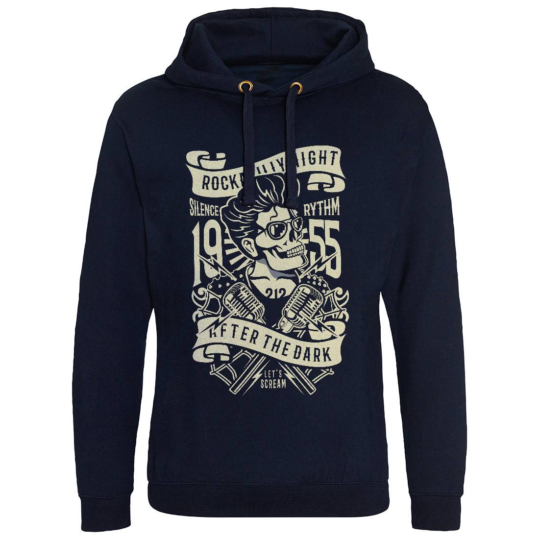 Rockabilly Night Mens Hoodie Without Pocket Music B249
