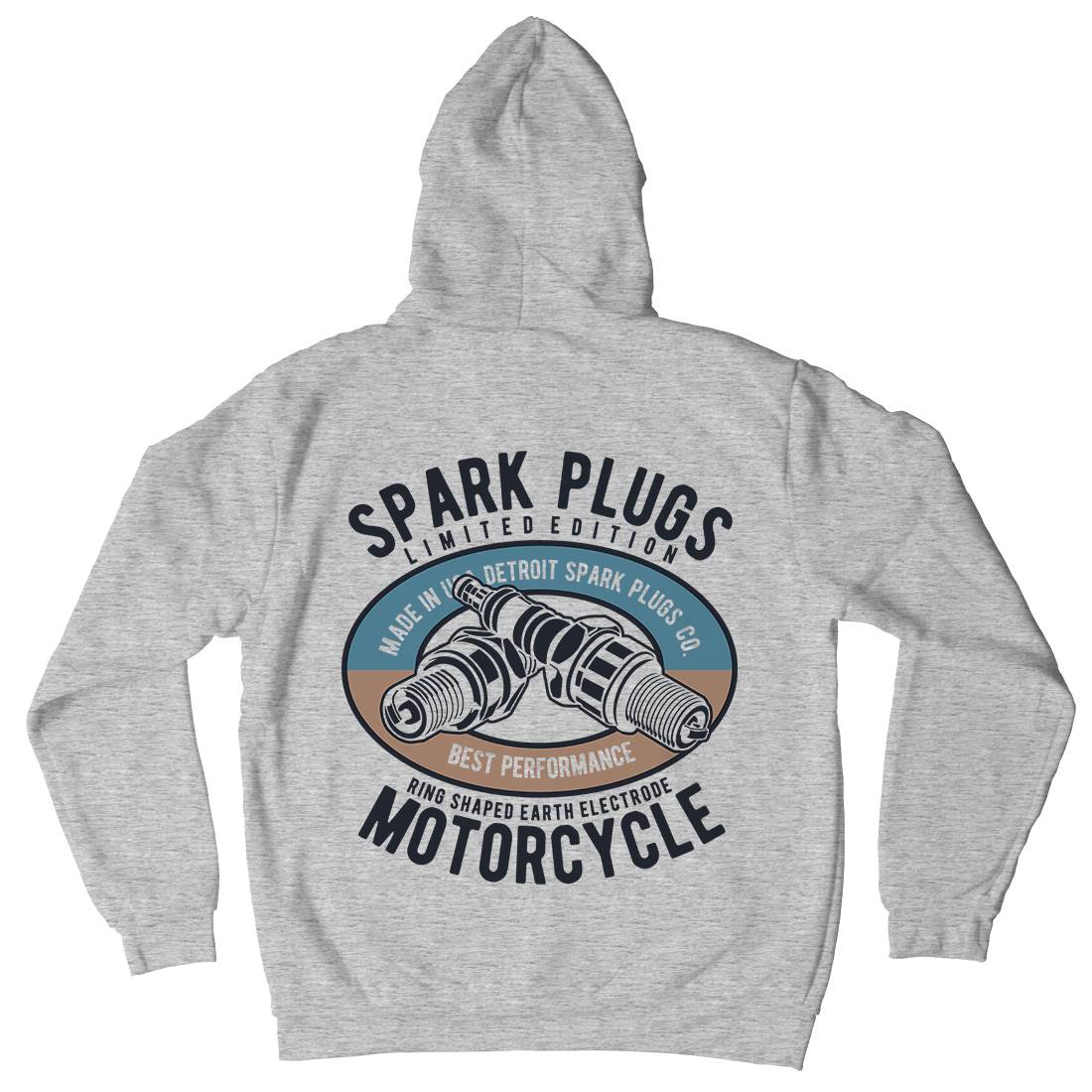 Spark Plugs Kids Crew Neck Hoodie Motorcycles B256
